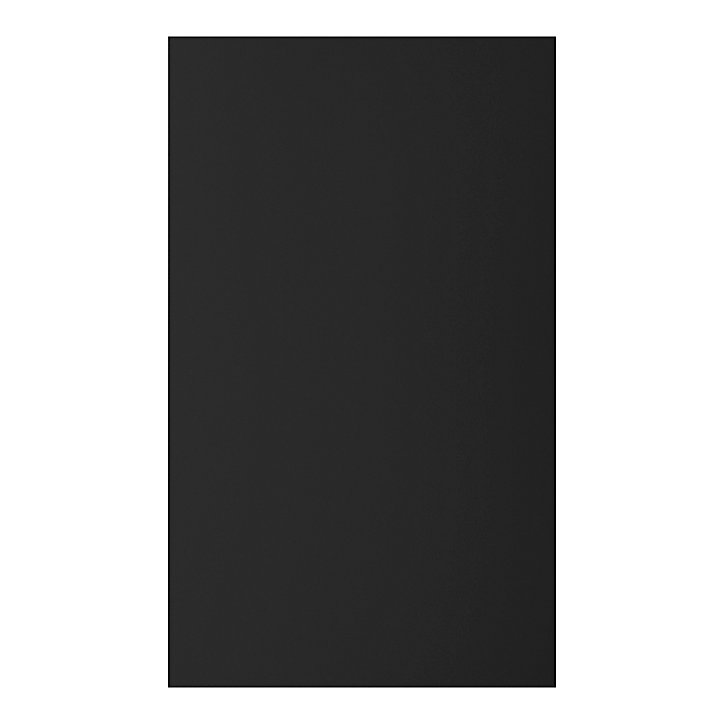 Porte de colonne de cuisine Stevia noir mat L. 60 cm x H. 100 cm GoodHome