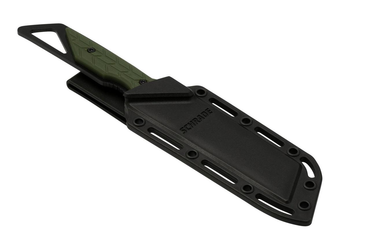 Schrade Outback Cleaver Fixed Blade 1182498, zwart, vaststaand mes