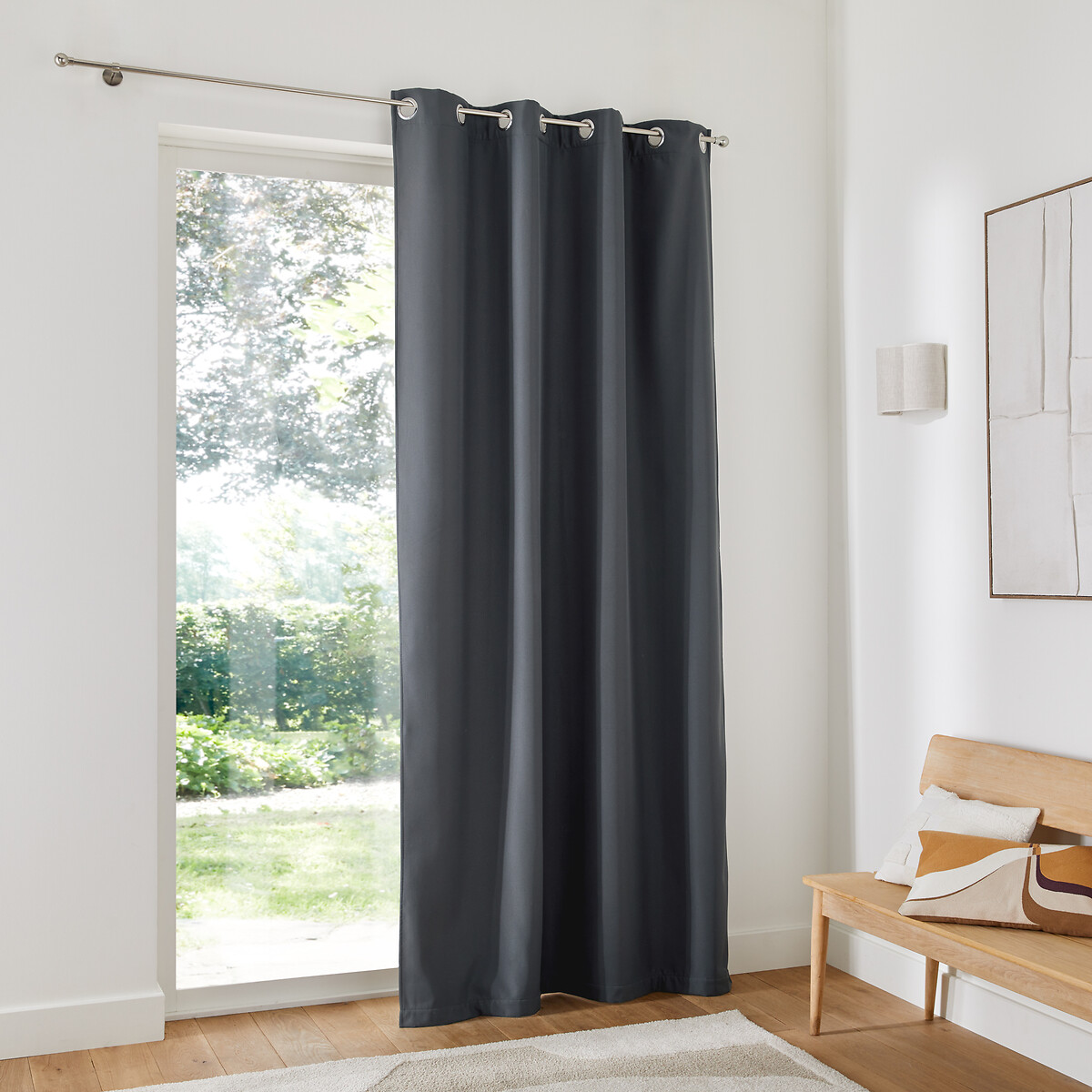 LA REDOUTE INTERIEURS<br>Cortina térmica de lã com ilhós, Tobison