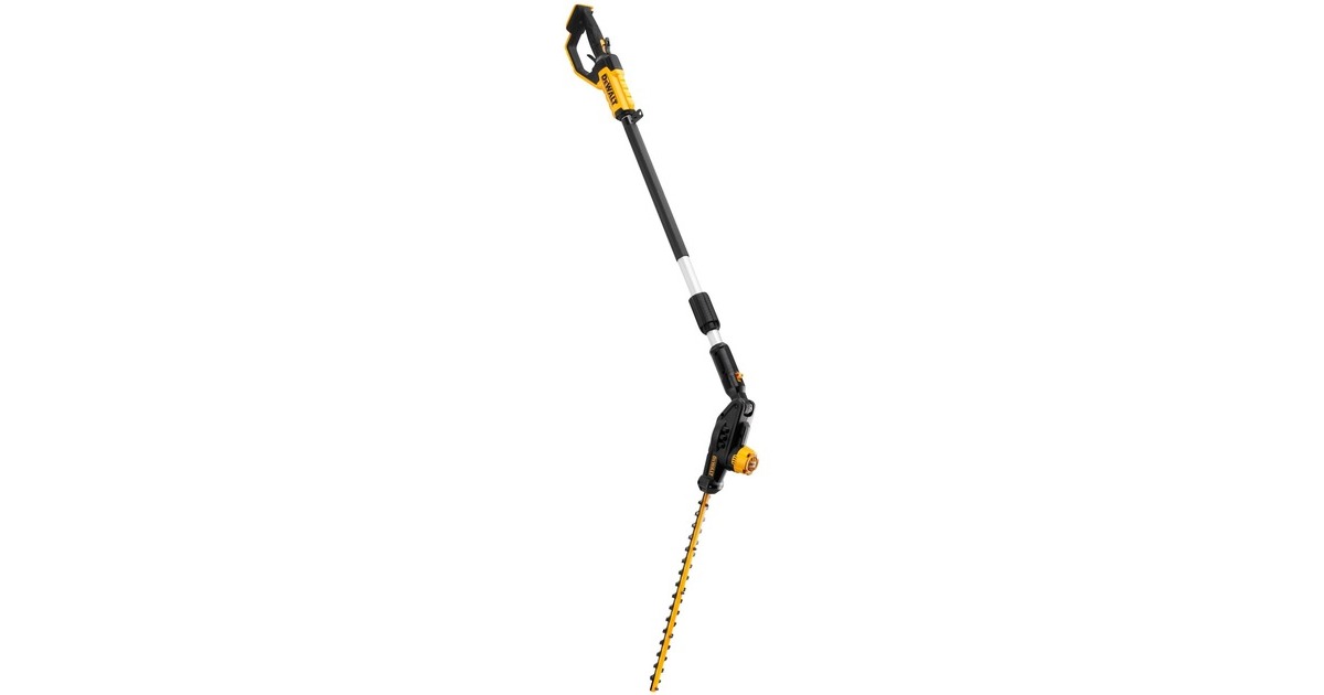 DEWALT18 V XR Brushless heggenschaar op steel  (Geel/zwart, Accu en lader niet inbegrepen)