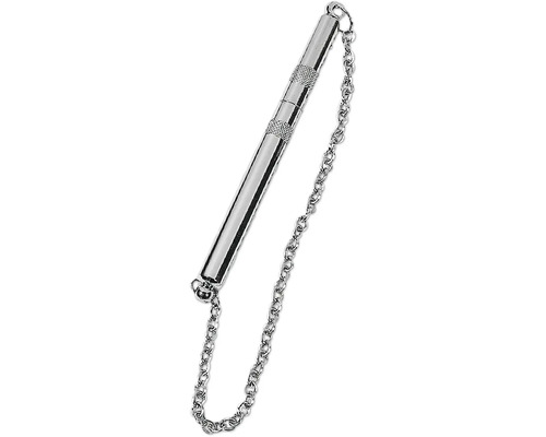 Karlie de Luxe metalen hondenfluitje, zilver, voor training en educatie