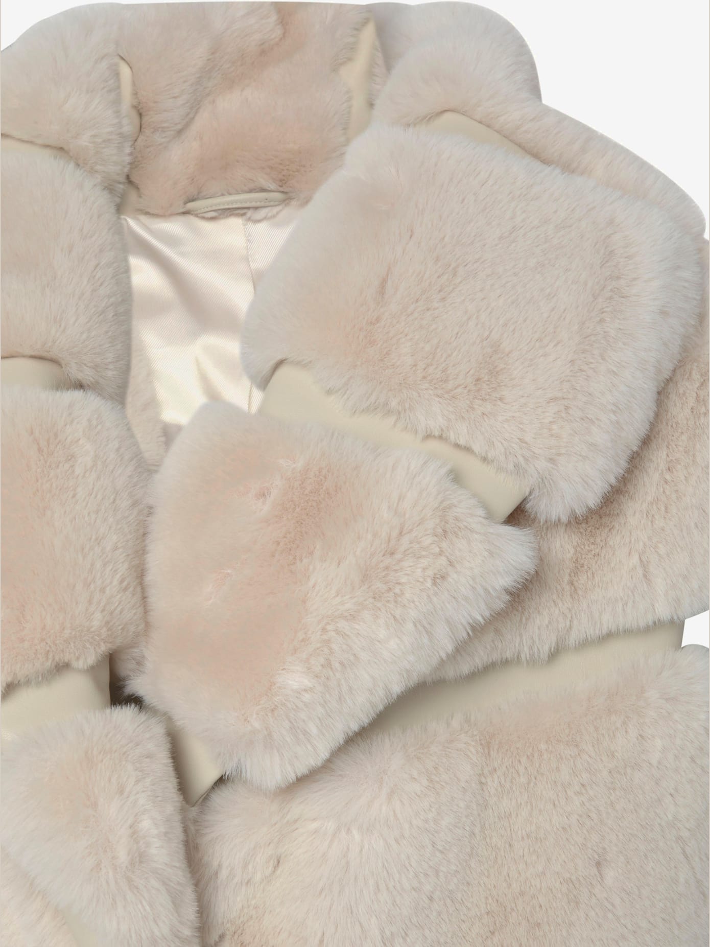 Gilet imitation fourrure gilet long tendance