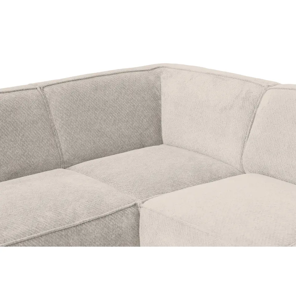 Hoekbank Romy links - stof Egon - beige