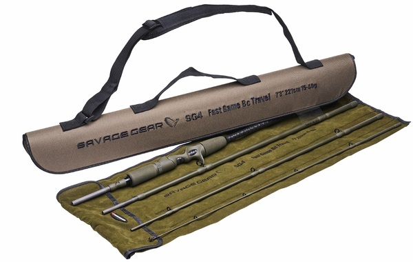 Canne voyage Savage Gear SG4 Fast Game BC TR Baitcaster (4-brins)