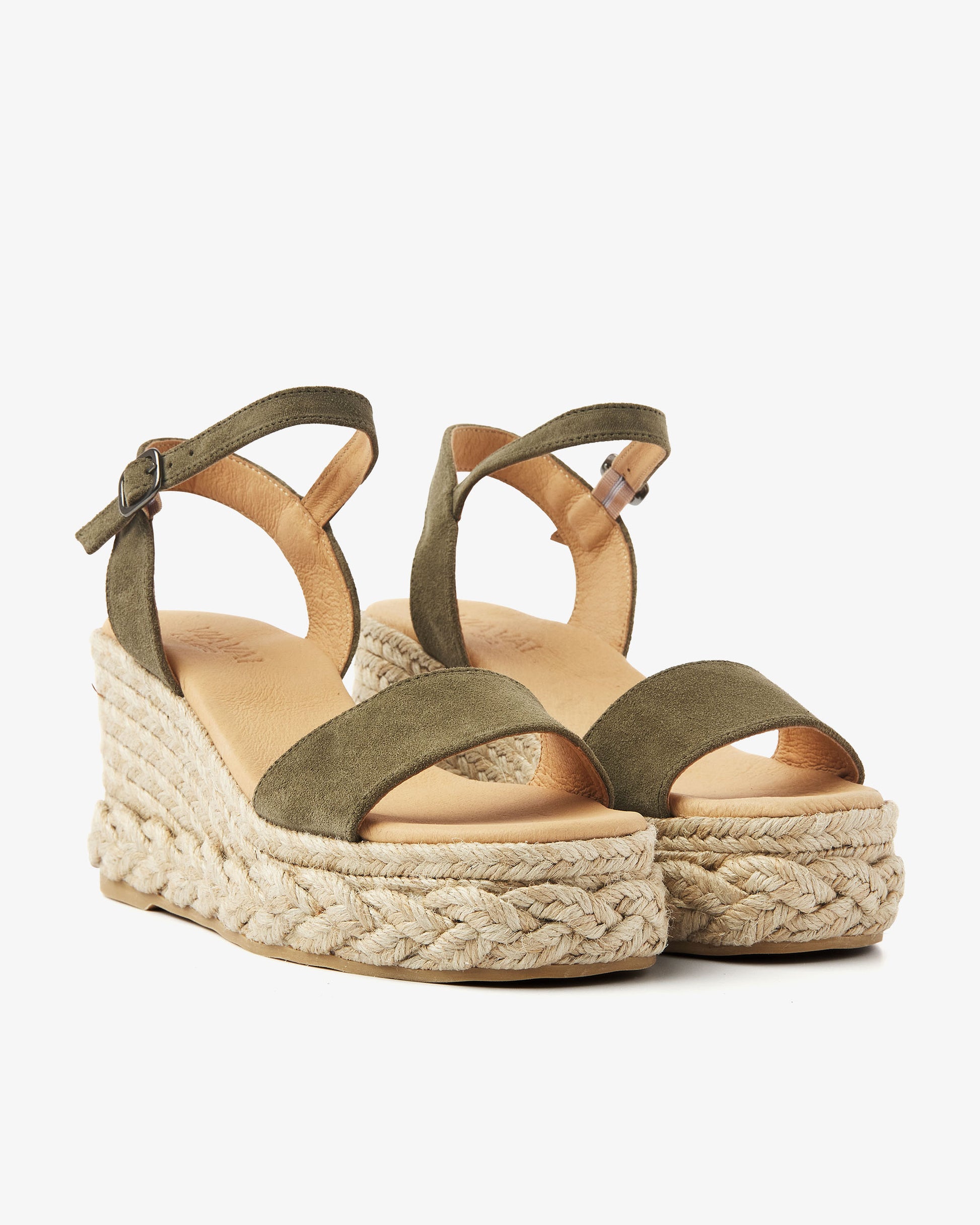 VIA VAI groene espadrilles Capri Neva