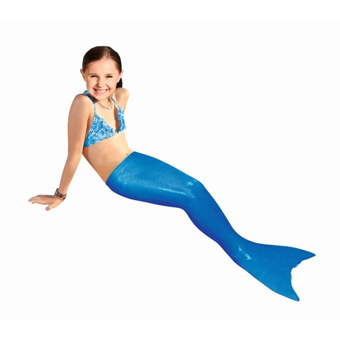 Aquatail - Meerjungfrau Schwimmflosse - blau - Gr. M