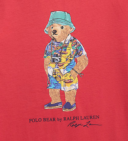 Polo Ralph Lauren T-Shirt - Rot m. Kuscheltier