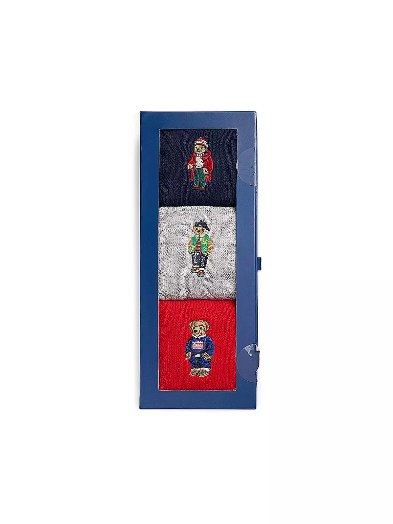 POLO RALPH LAUREN Socken 3er Set Geschenkset bunt bunt