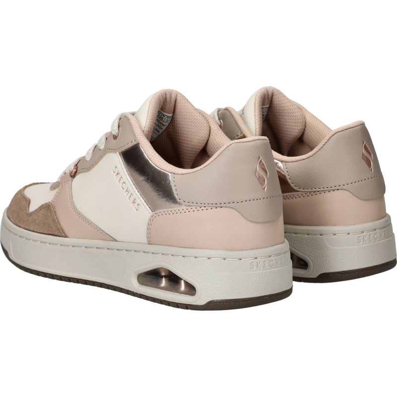 Skechers Uno CTL Subtle Shimmer Sneakers Taupe Dames