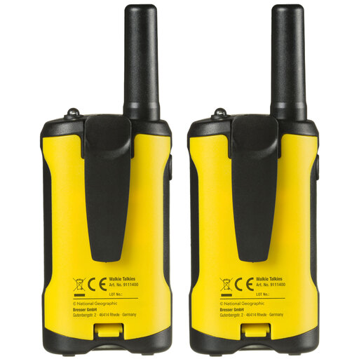 Walkie-talkies com alcance de 6 km e operação mãos-livres - National Geographic