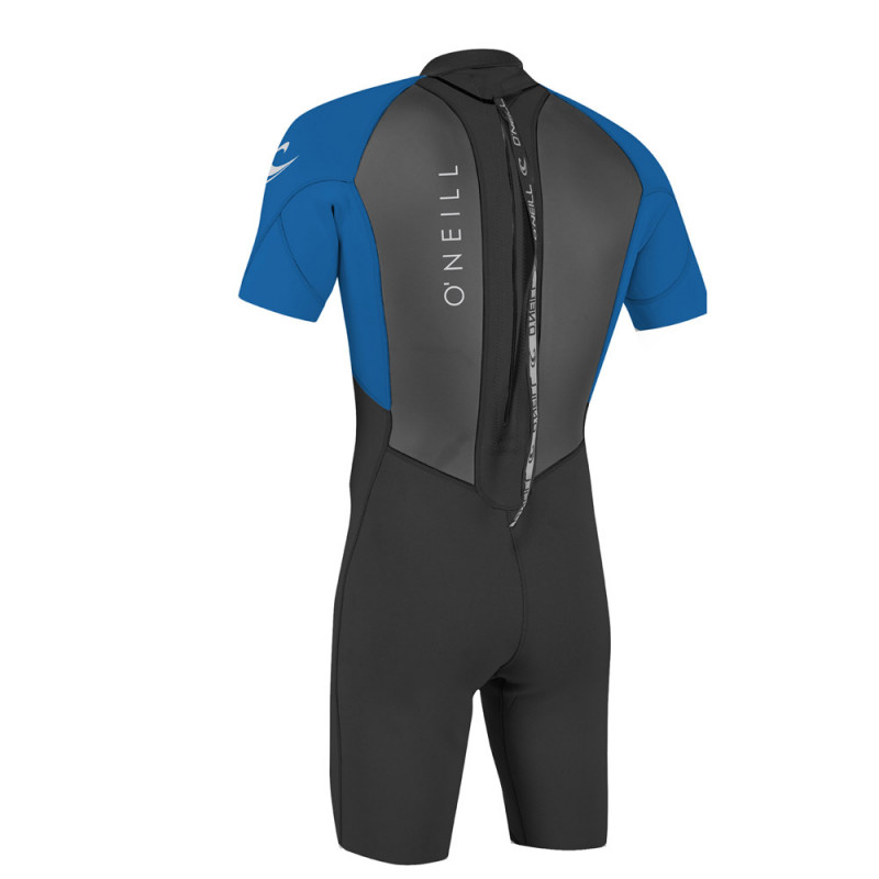 SHORTY ONEILL REACTOR II 2MM BACKZIP NOIR / BLEU