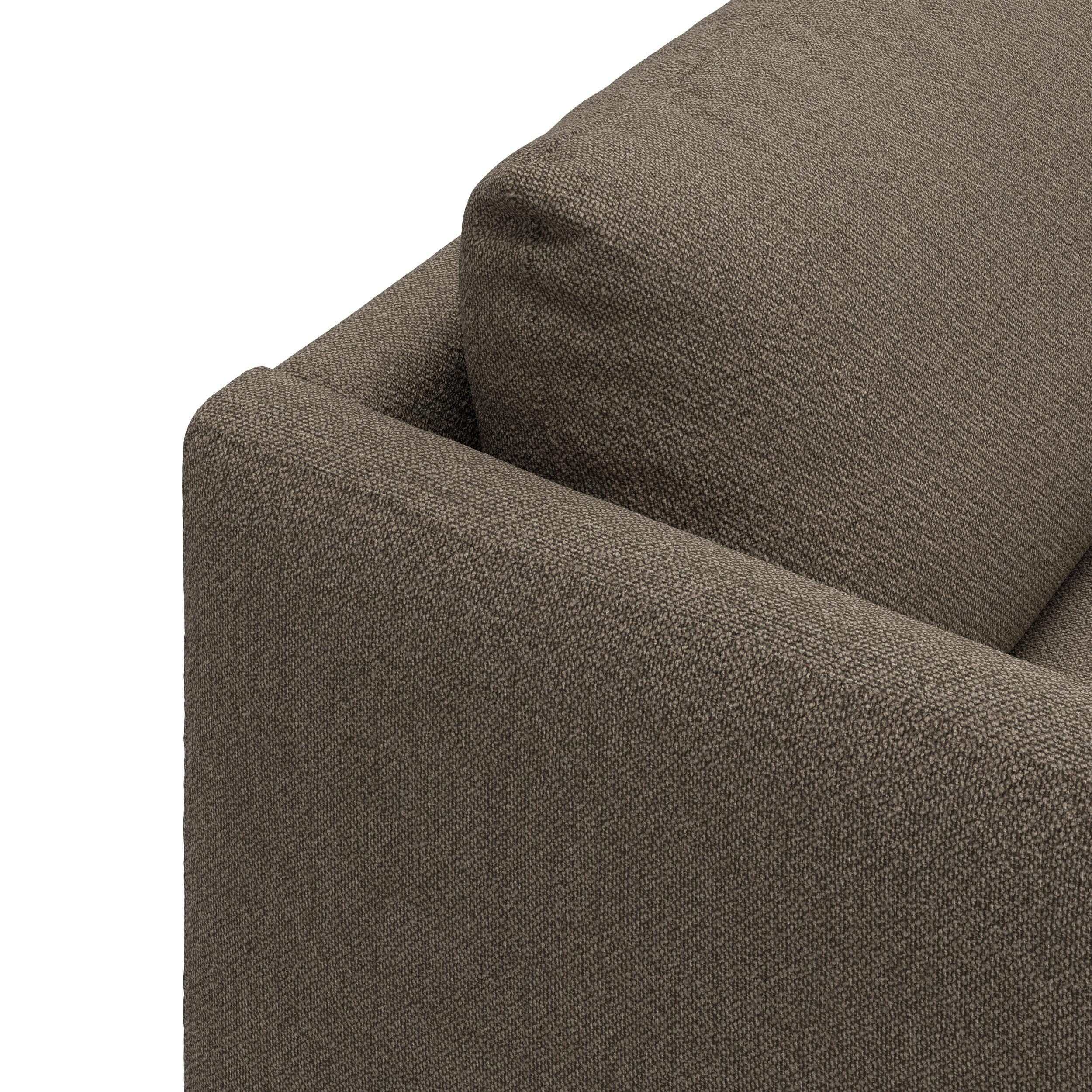 Bjorn højrevendt sofa med pufafslutning