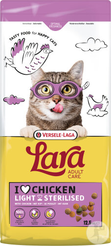 Lara Adult Care Light Sterilised Chats Au Poulet 12,5kg