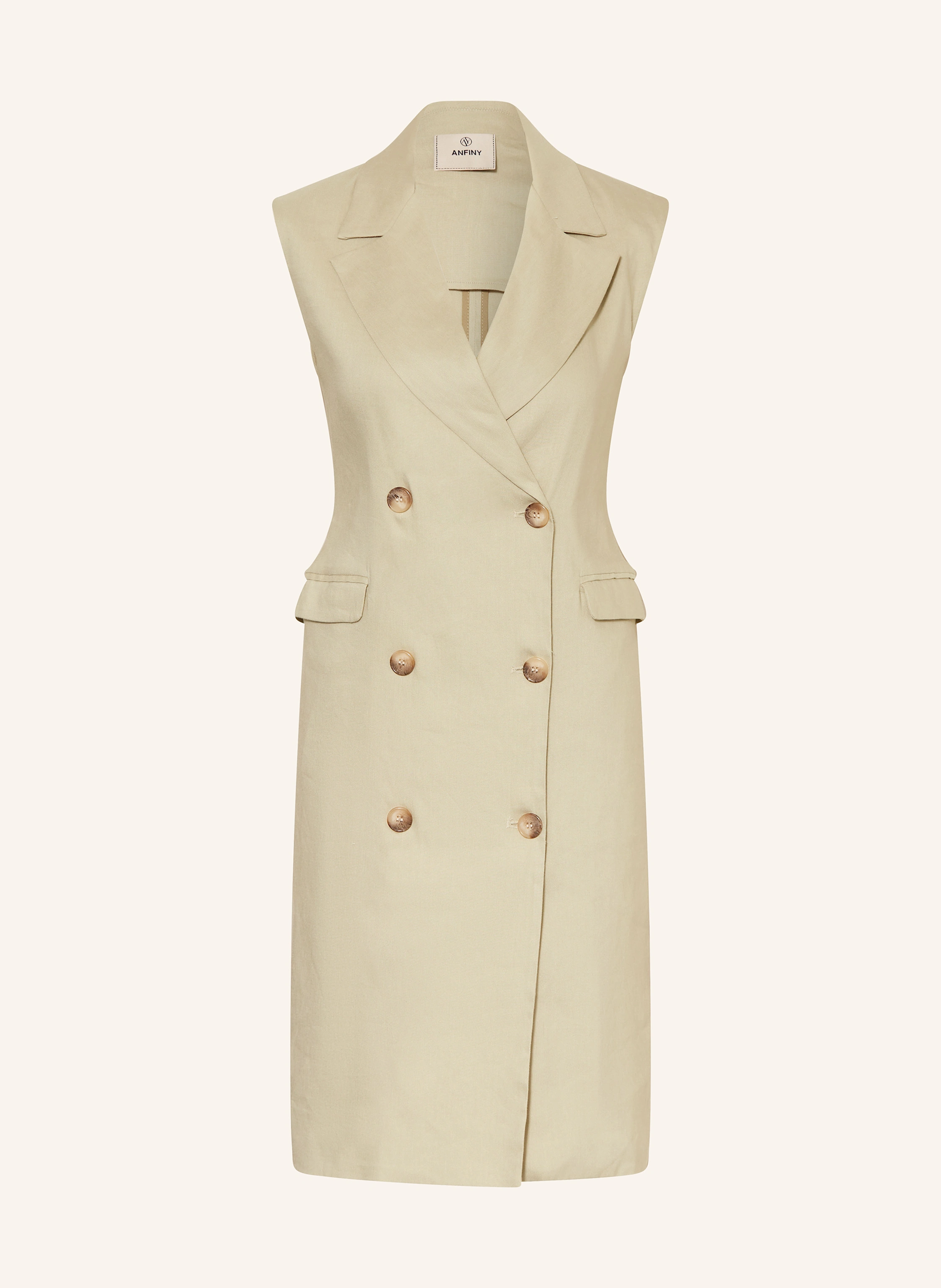 ANFINY Blazerkleid ELINOR mit Leinen