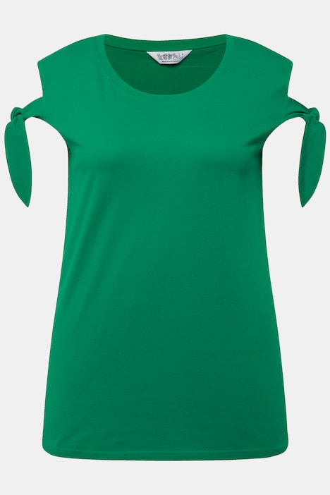 T-Shirt, Schulter CutOut, Rundhals, Halbarm