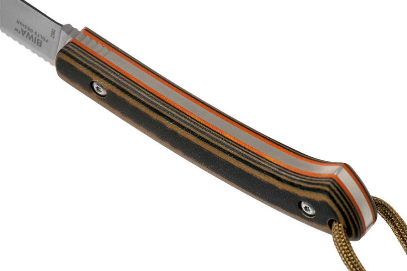CRKT Biwa 2382 vaststaand mes, Alan Folts design