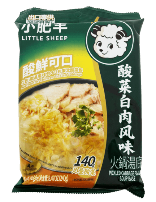 Little Sheep Gezouten Kool Soepbasis 240g