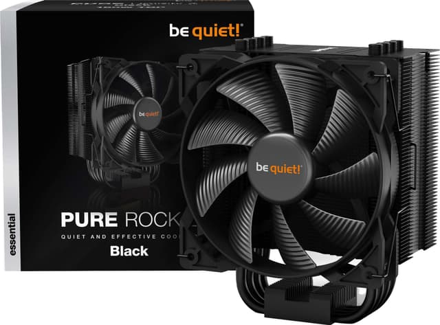be quiet! PURE ROCK 2 CPU-køler (sort)