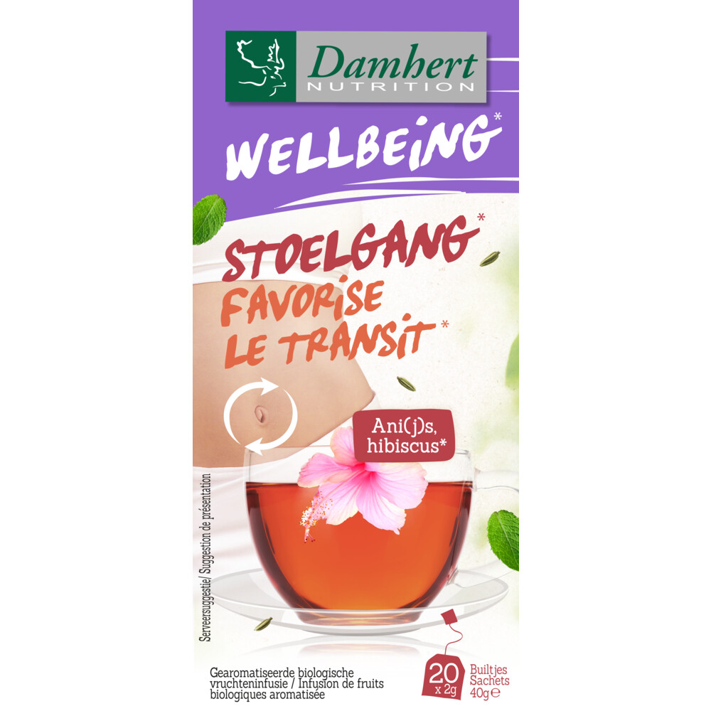 6x Damhert Wellbeing Thee Stoelgang20 stuks