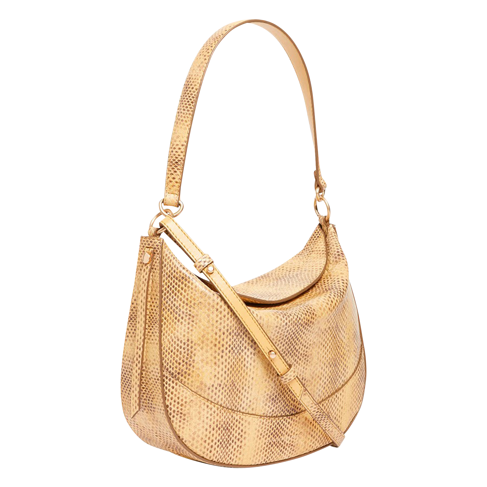 Sac en cuir imprimé | Orange