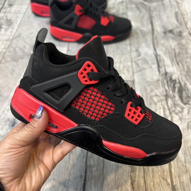 Keep going sneaker - black/red