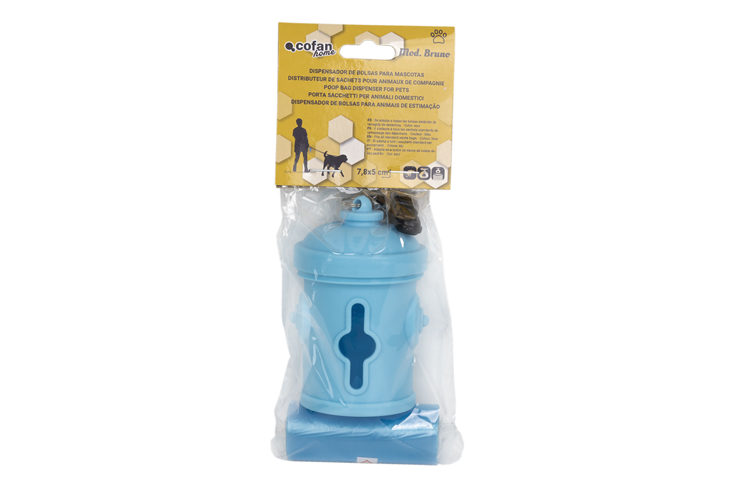 Dispensador de Sacos para Resíduos de Animais de Estimação | Azul