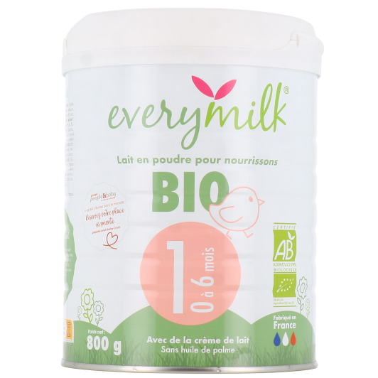 Everymilk lait en poudre bio - De la naissance à 3 ans