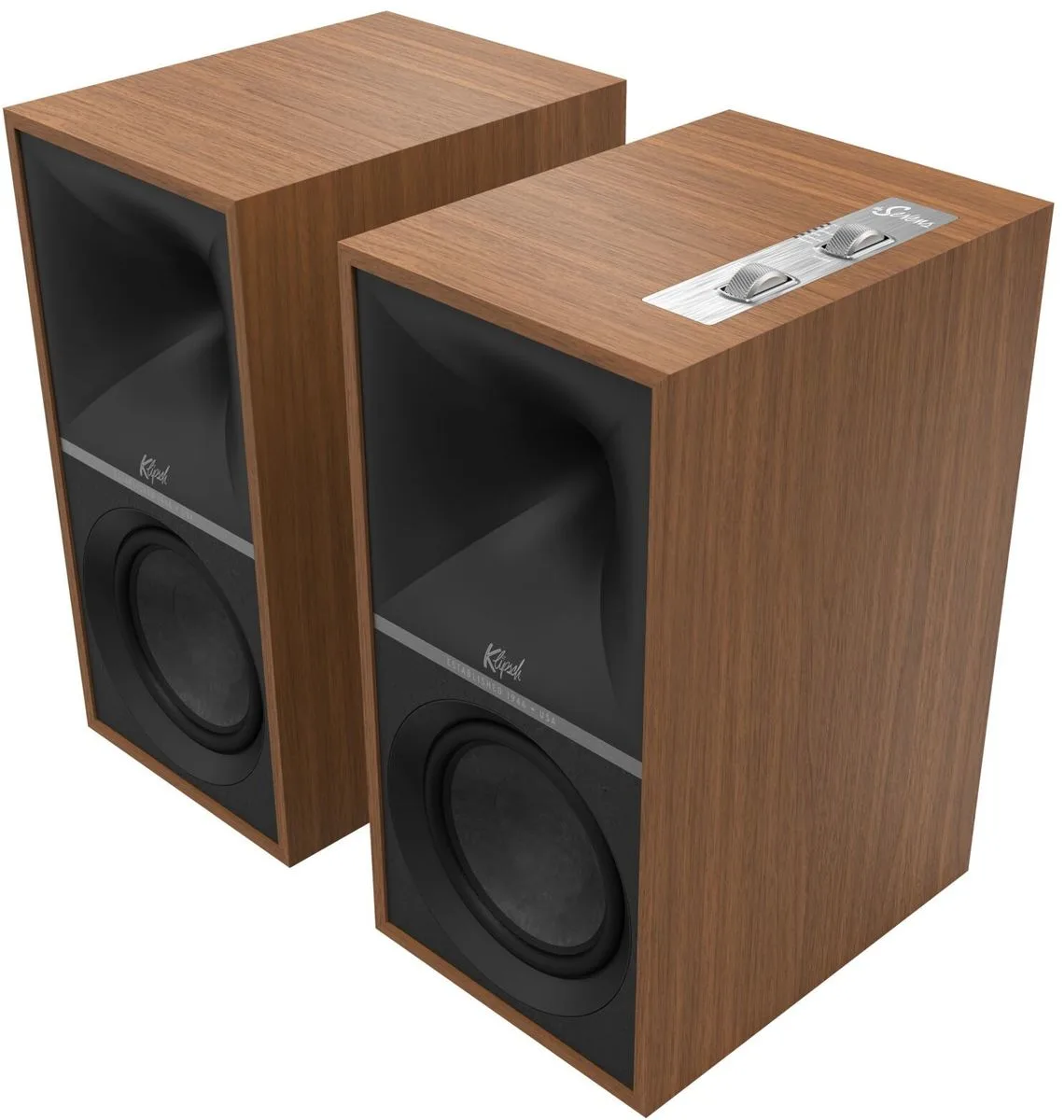 Klipsch The Sevens Noyer Enceintes sans fil hi-fi