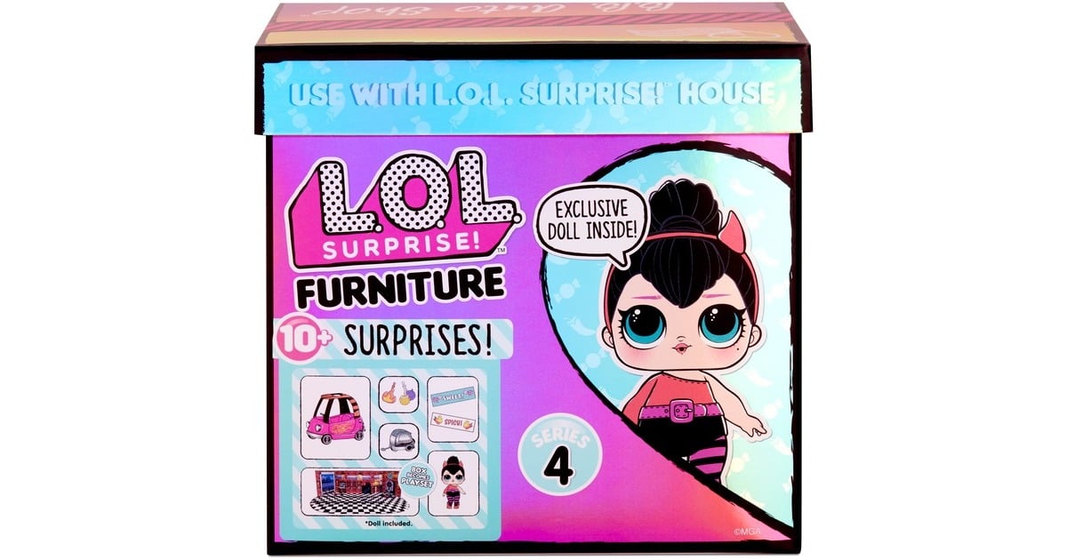 MGA EntertainmentL.O.L. Surprise! Furniture with Doll - BB Auto Shop & Spice Pop  (Serie 4)