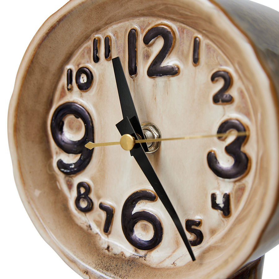 Klok Retro Ceramic cream