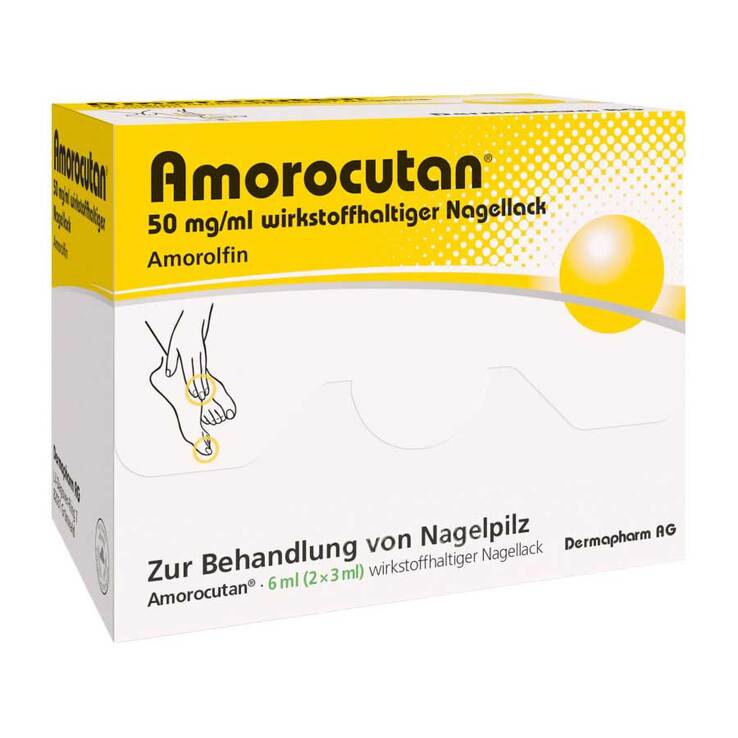 Amorocutan® 50 mg/ml wirkstoffhaltiger Nagellack, 6 ml