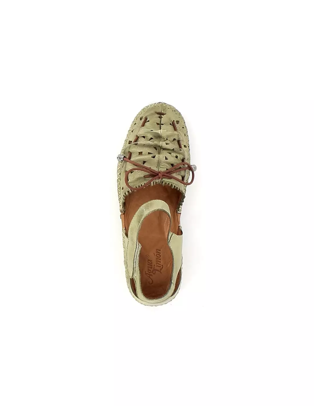 AGUA LIMON MARLY - Ballerines & babies Kaki