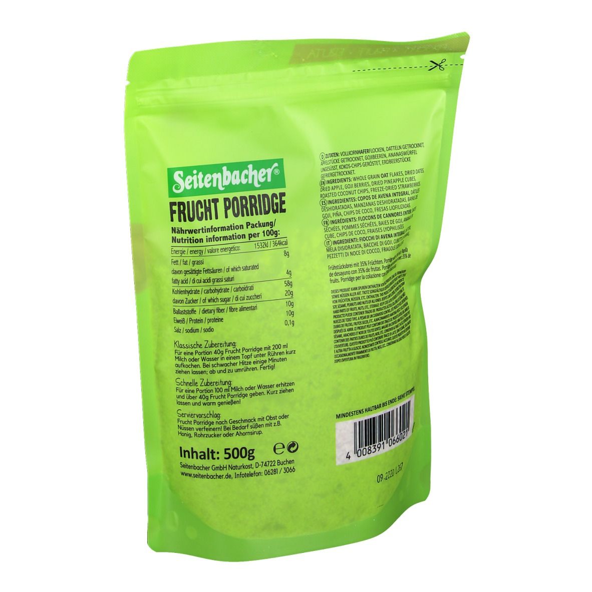 Seitenbacher® Frucht Porridge