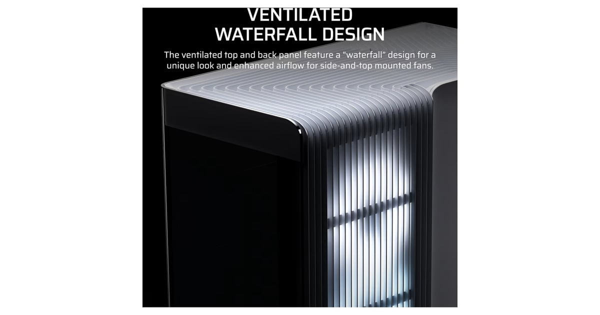 CorsairFRAME 4500X RS-R ARGB midi tower behuizing  (Wit | 2x USB-A | 1x USB-C | Tempered Glass)