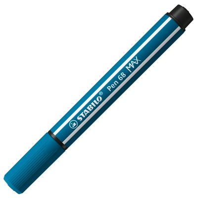 STABILO - Feutre de dessin pointe large biseautée - bleu vert