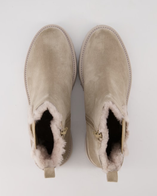 Kennel & Schmenger Power Chelsea Boots in Beige