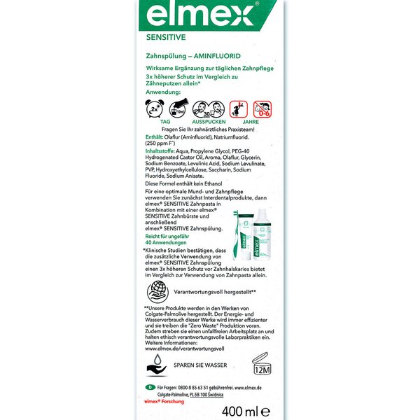 Elmex Sensitive Zahnspülung (400 ml)