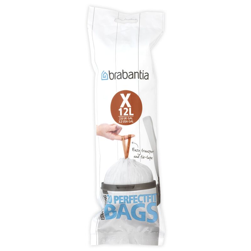 Brabantia Abfallsäcke PerfectFit, X, 12 l, 20 Stück