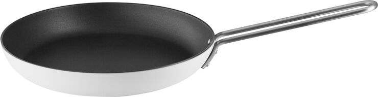 Eva Trio White Line stegepande m. slip-let 28 cm. Sort/hvid