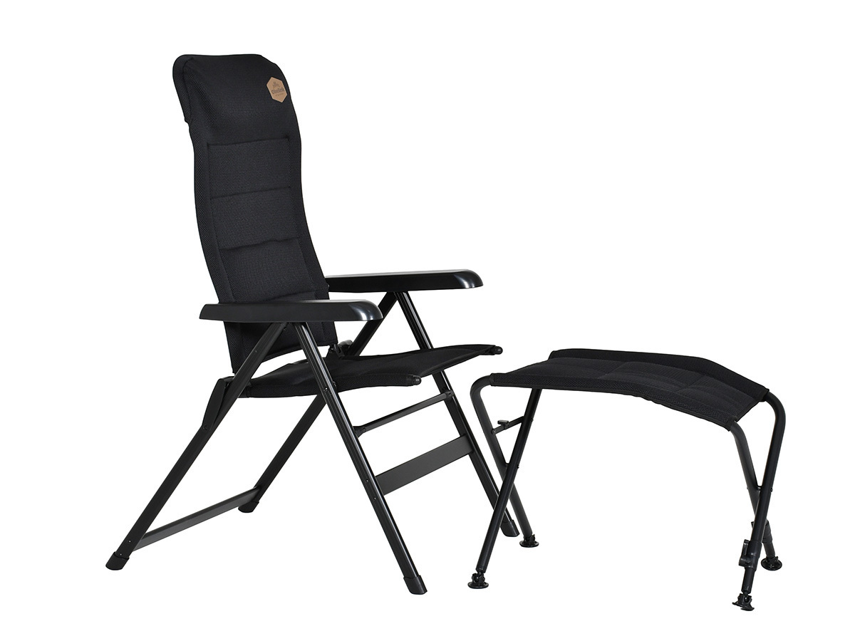 Obelink Ambassador standenstoel met voetenbank - Black