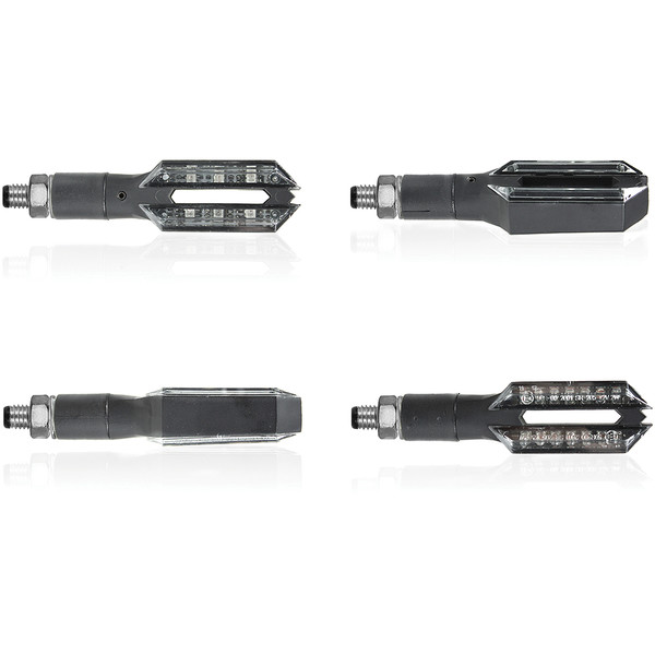 Chaft - Clignotants LED Douglas Noir / Transparent