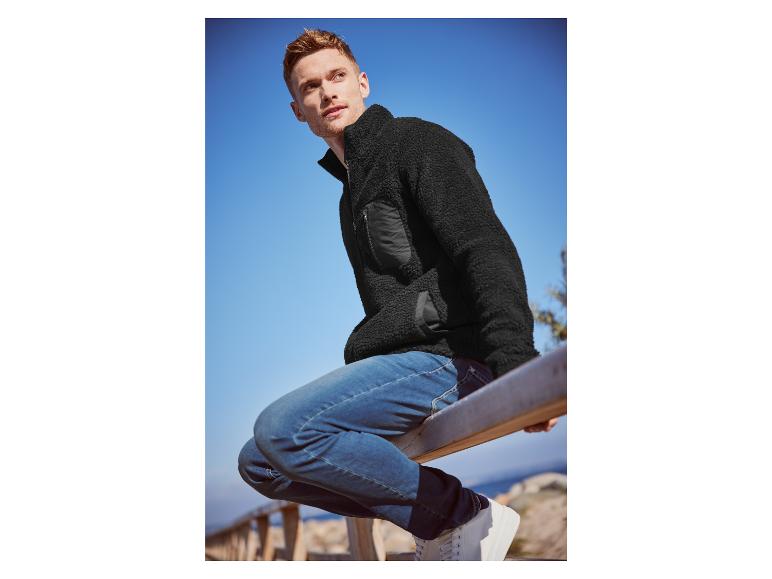 Heren teddy fleecevest