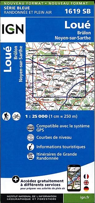 IGN - 1619 SB LOUE BRULON 1 25 000