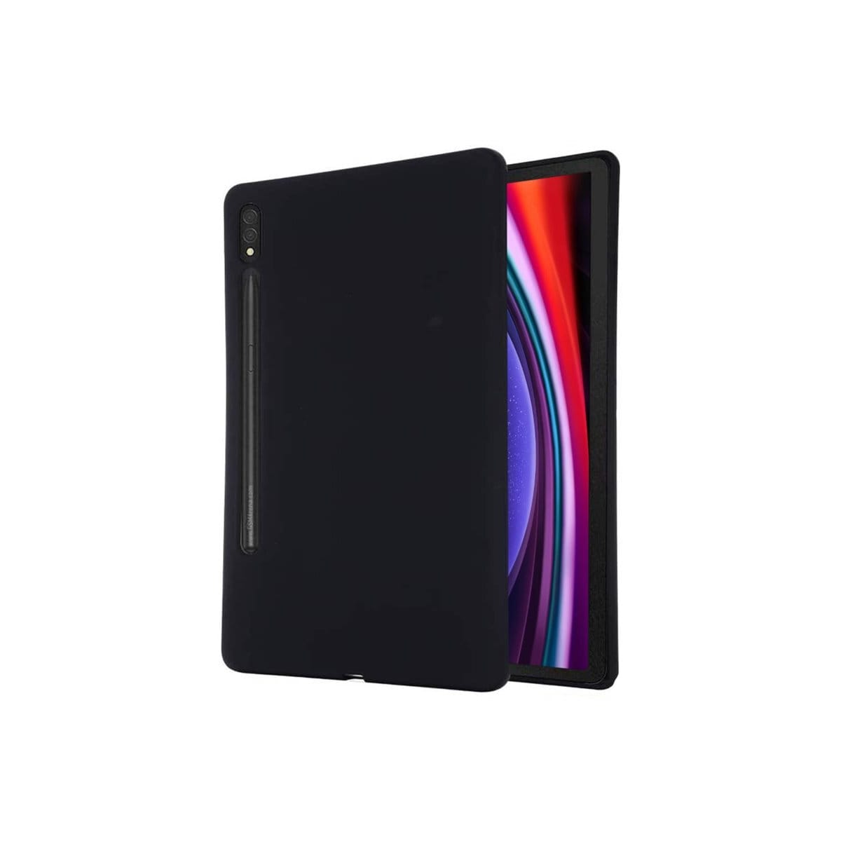 Liquid silikondeksel Samsung Galaxy Tab S10 Plus - Svart