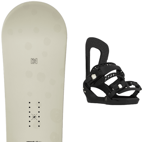 Pack snowboard K2 FIRST LITE + Fix