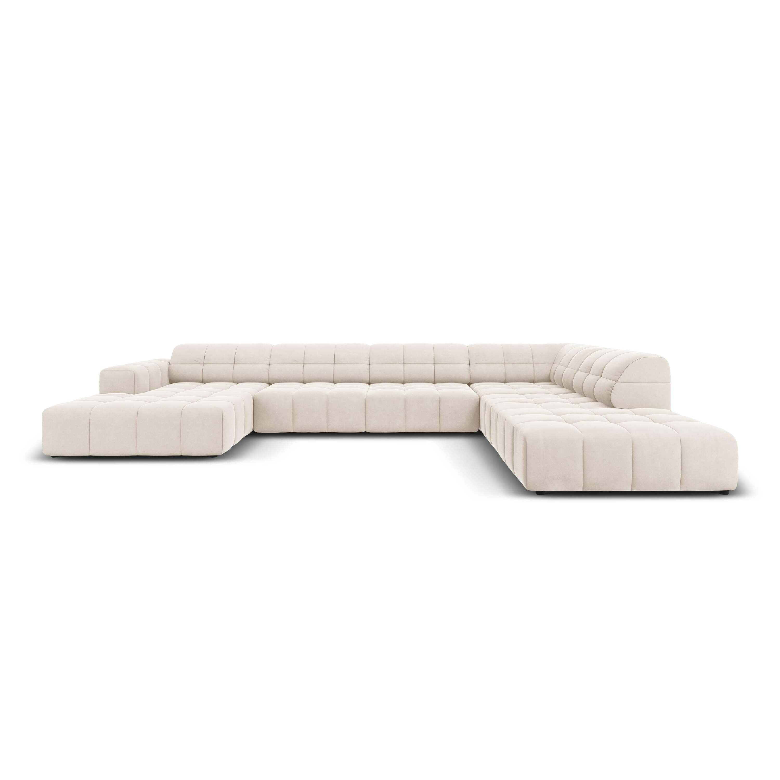 Cosmopolitan Design Chicago U-bank - Hoek Rechts - Velvet - CrÃ¨me