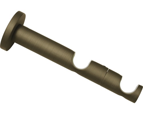Dubbele wandbeugel voor Kira cappuccino Ø 19 mm