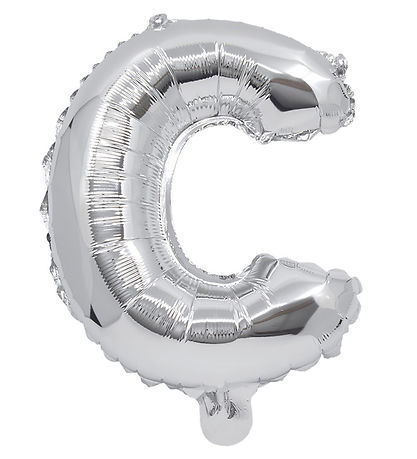 Decorata Party Folienballon - 31 cm - C - Silber