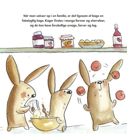 A BIG Hug Book Buch - Eine Familie ist wie ein Kuchen - Dänisch