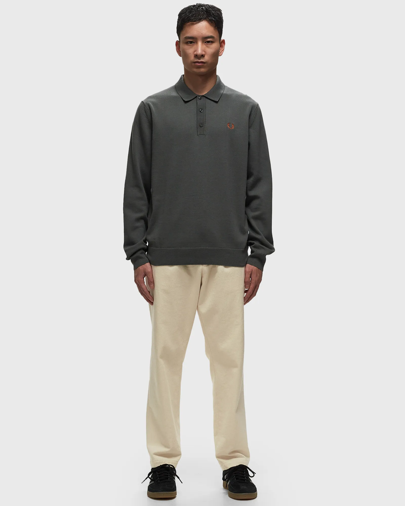 Fred Perry CLASSIC KNITTED SHIRT LS